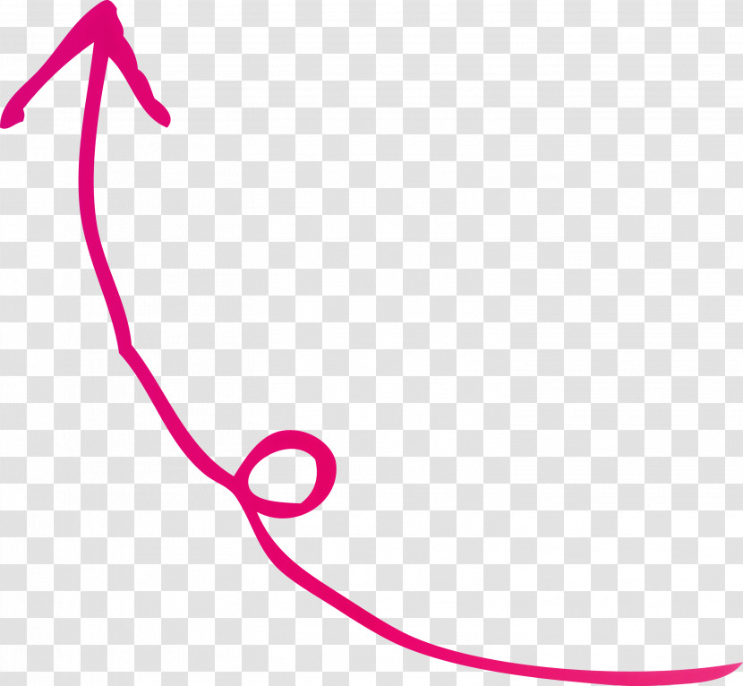 Curved Arrow Transparent PNG