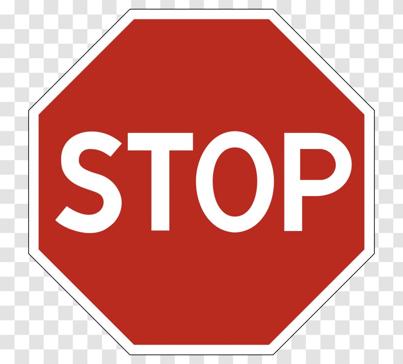 Stop Sign Traffic Road - Pedestrian Crossing Transparent PNG