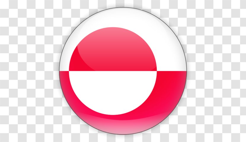 Flag Of Greenland Circle - Coral Reef - Seven Samurai Transparent PNG