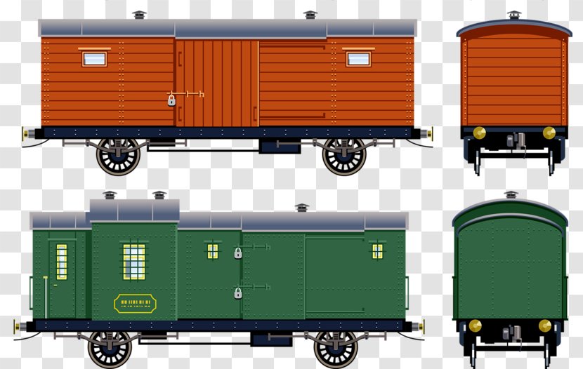 Train Rail Transport Railroad Car Cartoon - Locomotive - Bus Transparent PNG