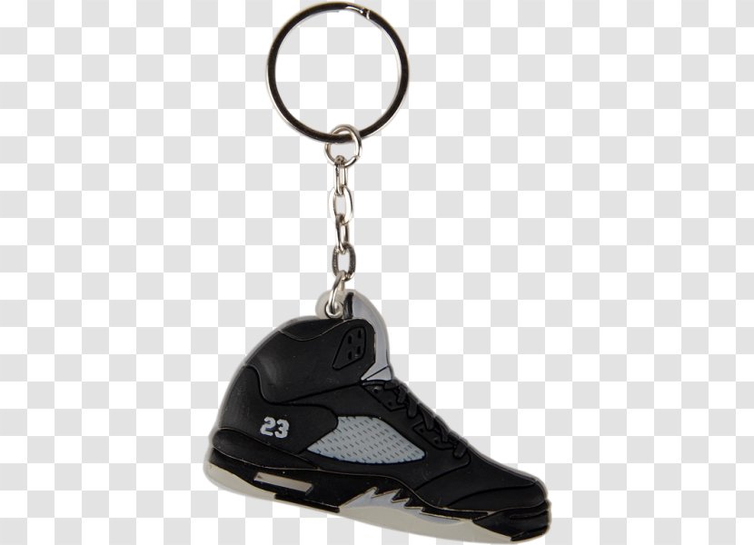 Jumpman Air Jordan Key Chains Shoe Sneakers - Black - Keychain Transparent PNG