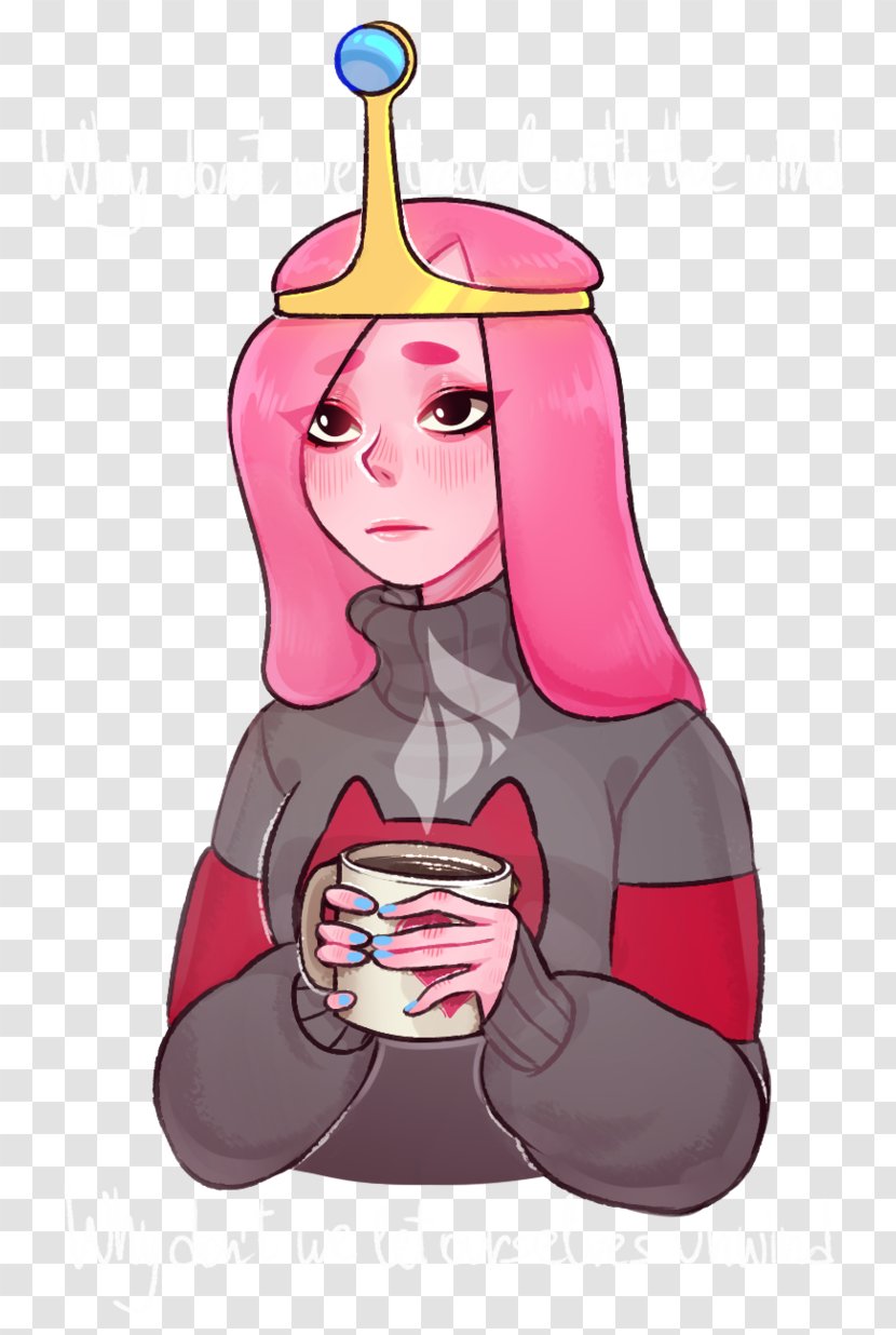 Bubble Gum Chewing Princess Bubblegum - Watercolor - Adventure Time Transparent PNG