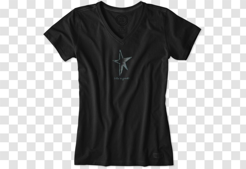 T-shirt Clothing Sleeve Top - Active Shirt - Watercolor Star Transparent PNG