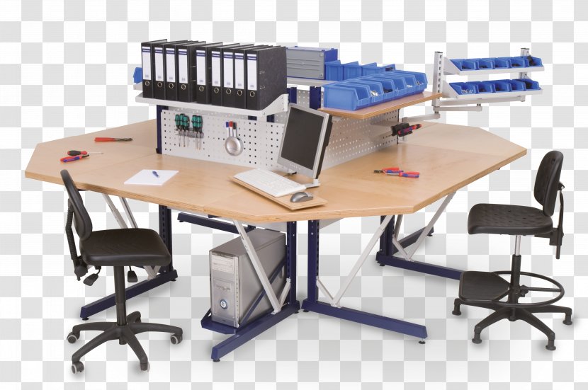 Desk Office Supplies - Furniture - Design Transparent PNG