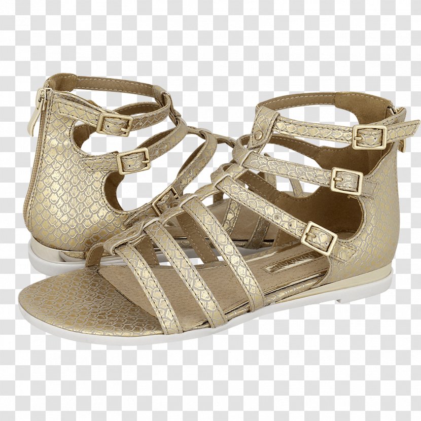 Slide Sandal Shoe Beige Walking Transparent PNG