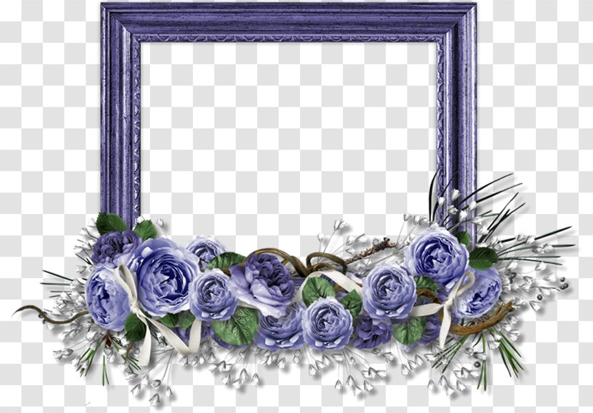 Picture Frames Floral Design - Lilac - Photography Molding Transparent PNG