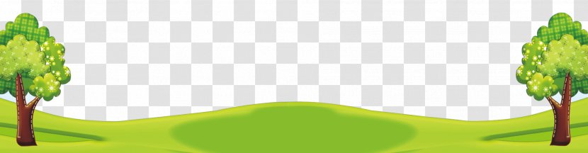 Drawing Graphic Design - Grass - Cartoon Green Background Transparent PNG
