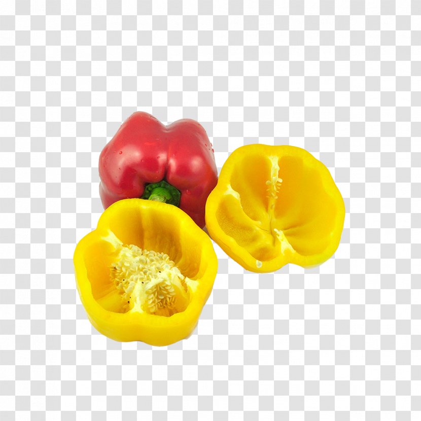 Bell Pepper Habanero Yellow Vegetable - Food - Kind Of Colorful Transparent PNG