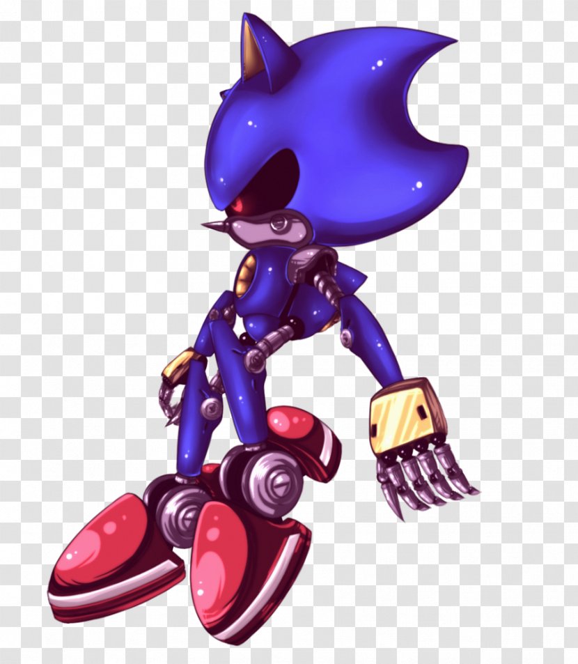 Metal Sonic Amy Rose Chronicles: The Dark Brotherhood Chaos And Secret Rings - Drawing Transparent PNG