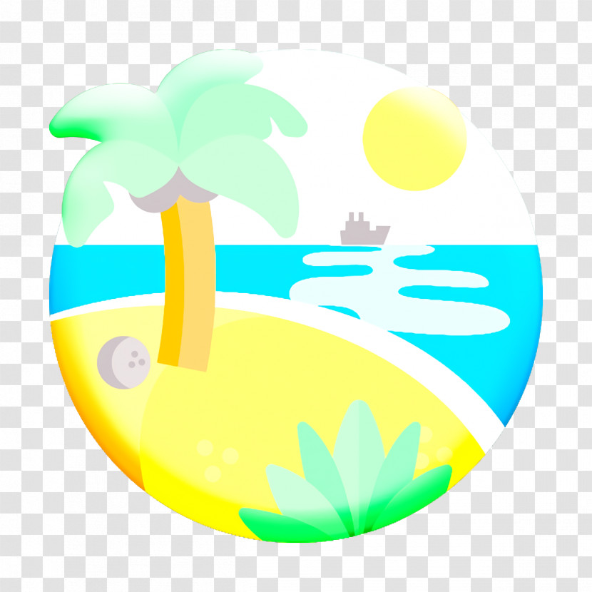 Beach Icon Landscapes Icon Island Icon Transparent PNG