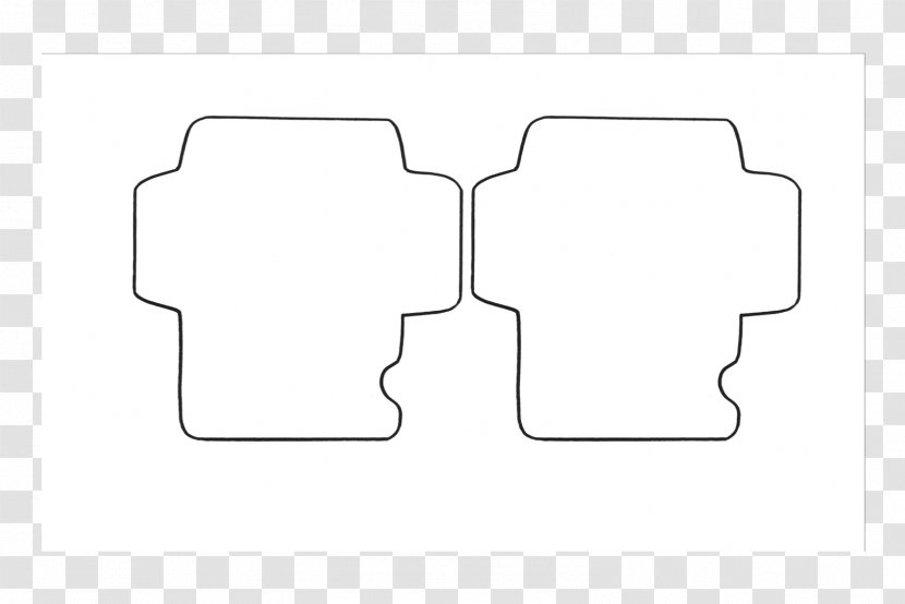 Rectangle Square Area - White - Envelope Transparent PNG