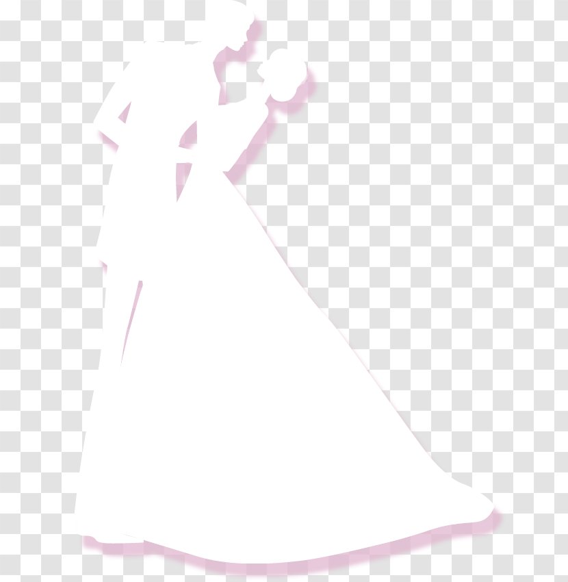 Wedding Invitation Bride Marriage - Contemporary Western Dress - Silhouette Transparent PNG