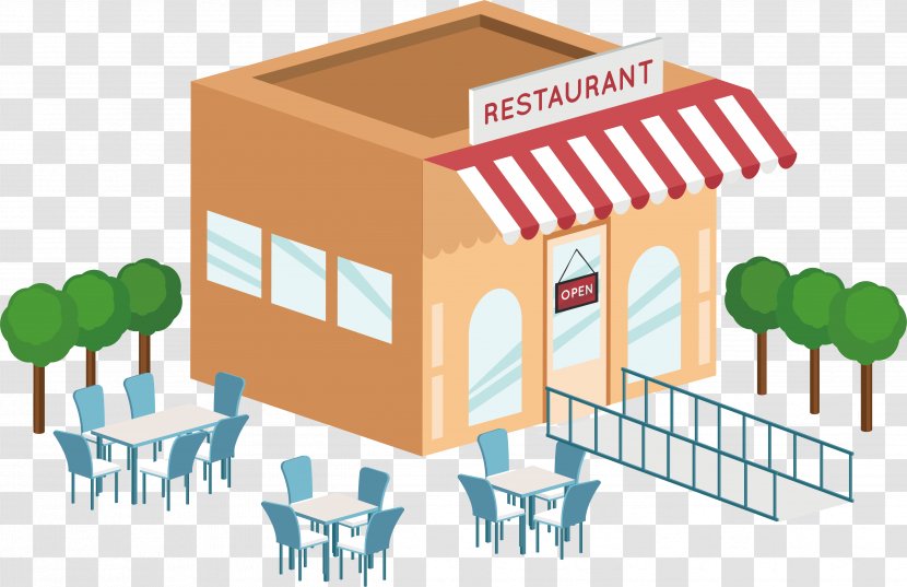 Coffee Cafe Restaurant - Home - Open-air Shop Transparent PNG