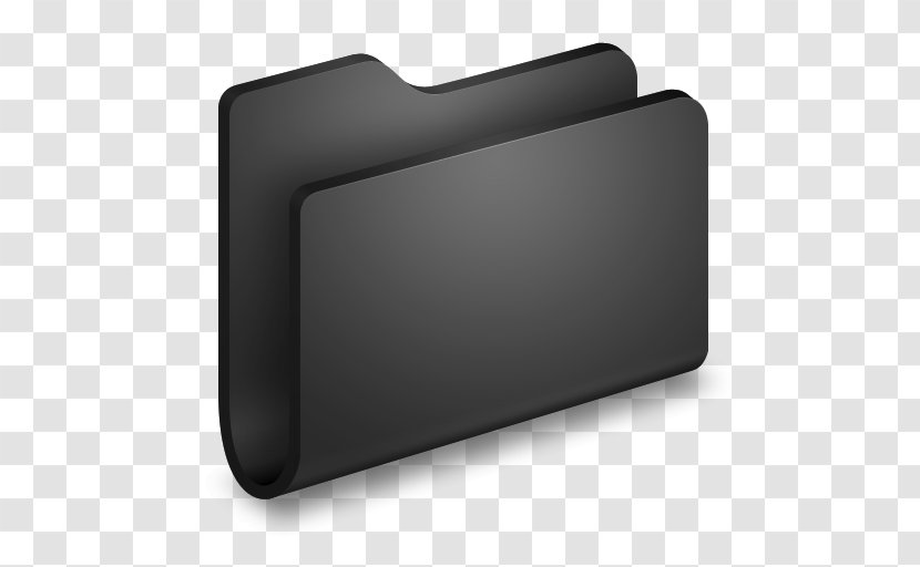 Rectangle - Zip - Generic Black Folder Transparent PNG