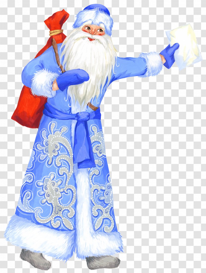 Ded Moroz Snegurochka Santa Claus New Year - Tree Transparent PNG