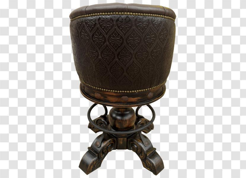 Antique - Furniture - Genuine Leather Stools Transparent PNG