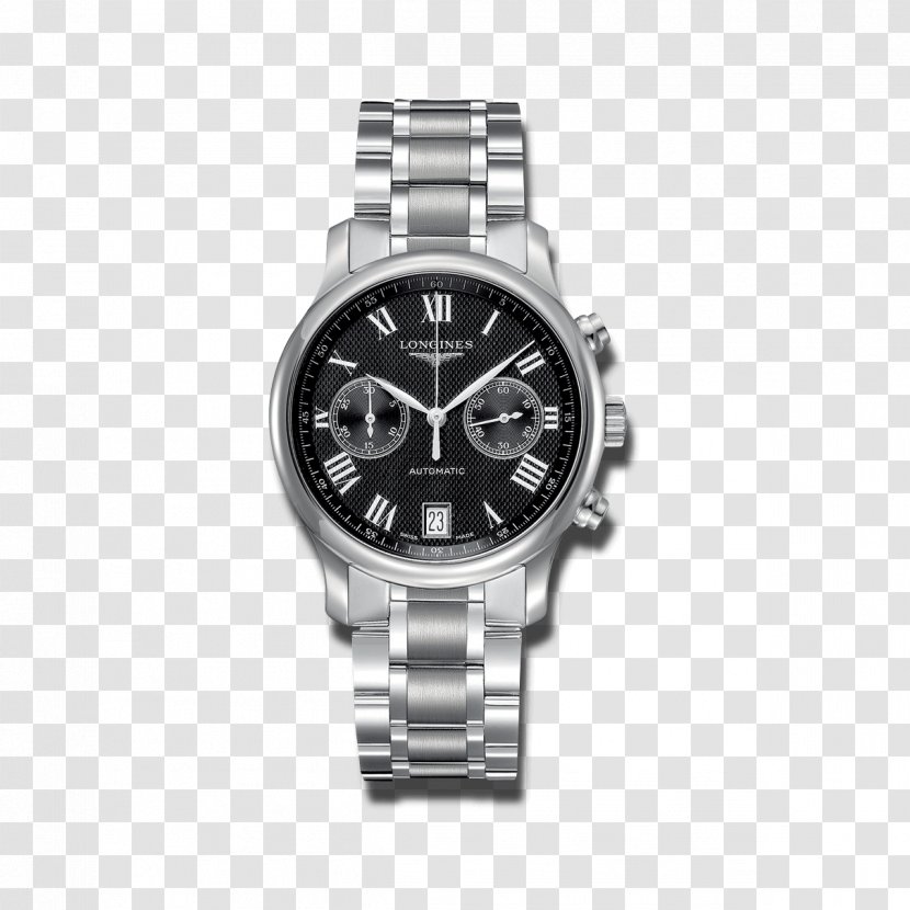 Longines Master Collection Date L2.666.4.51.6 Automatic Watch - Steel Transparent PNG