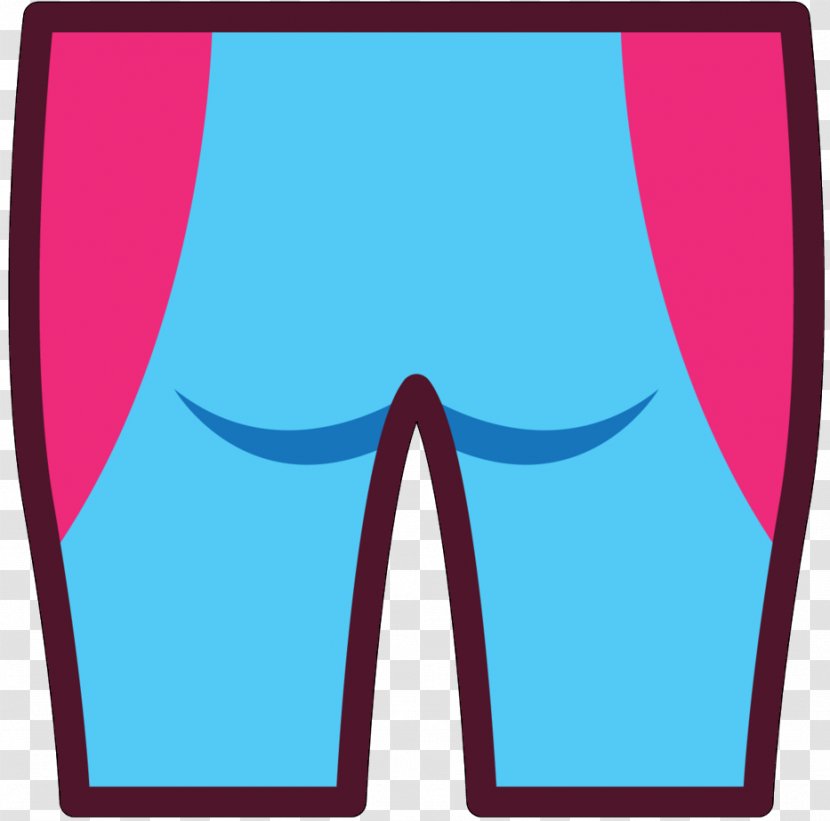 Clip Art Logo Shorts Product Design Line - Underpants - Active Transparent PNG