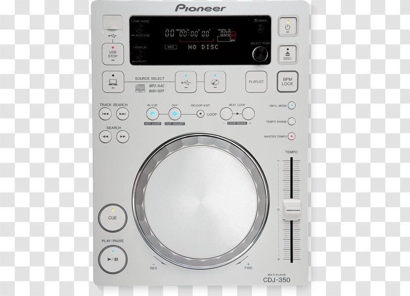 CDJ Compact Disc Jockey Pioneer Corporation Platine CD - Cdj Transparent PNG