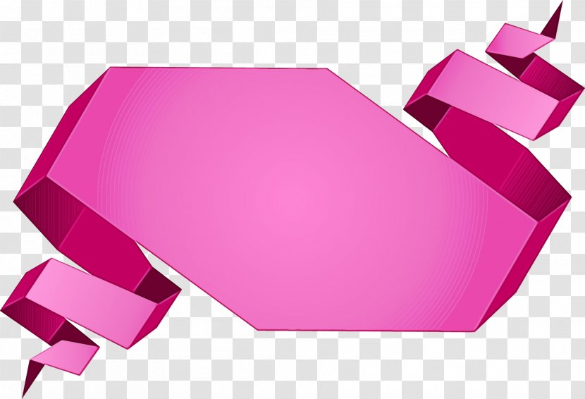 Balloon Banner - Orizuru - Magenta Pink Transparent PNG