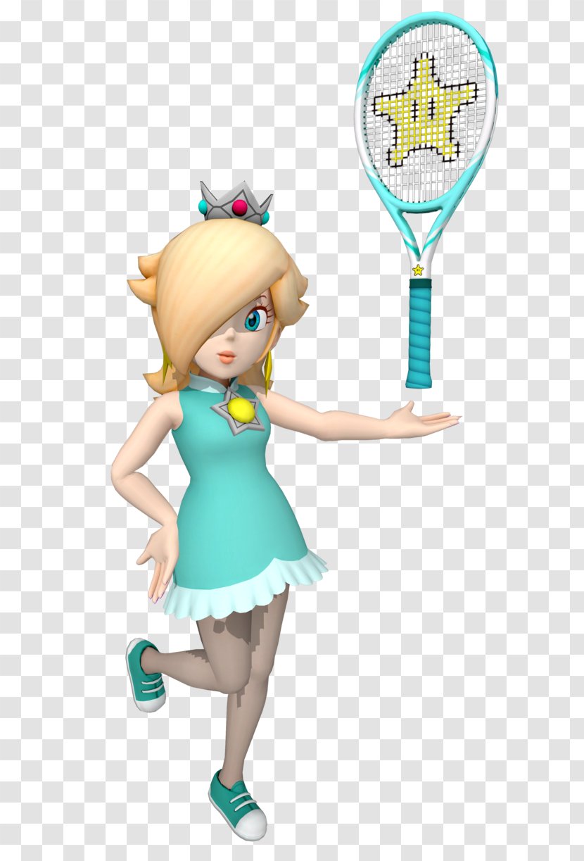 Rosalina Mario Sports Superstars Princess Peach Daisy - Tennis Ultra Smash - Winter Party Transparent PNG