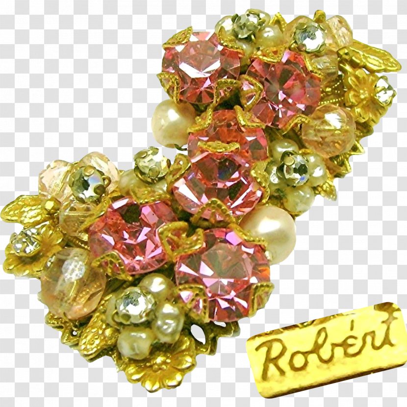 Jewellery Gemstone Brooch Clothing Accessories Bead - Christmas - Pearls Transparent PNG