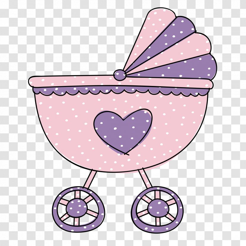 Clip Art Heart Infant Birthday - Purple - Cookout Confetti Baby Shower Transparent PNG