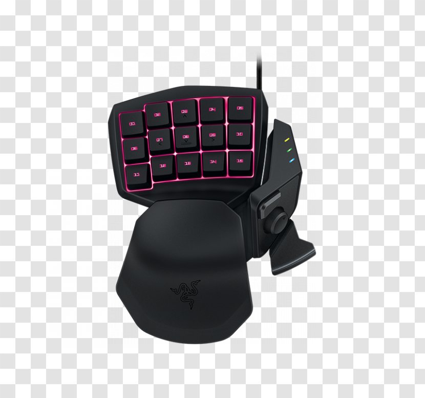 Computer Keyboard Razer Tartarus Chroma Gaming Keypad Inc. - Numeric - Video Game Console Accessories Transparent PNG