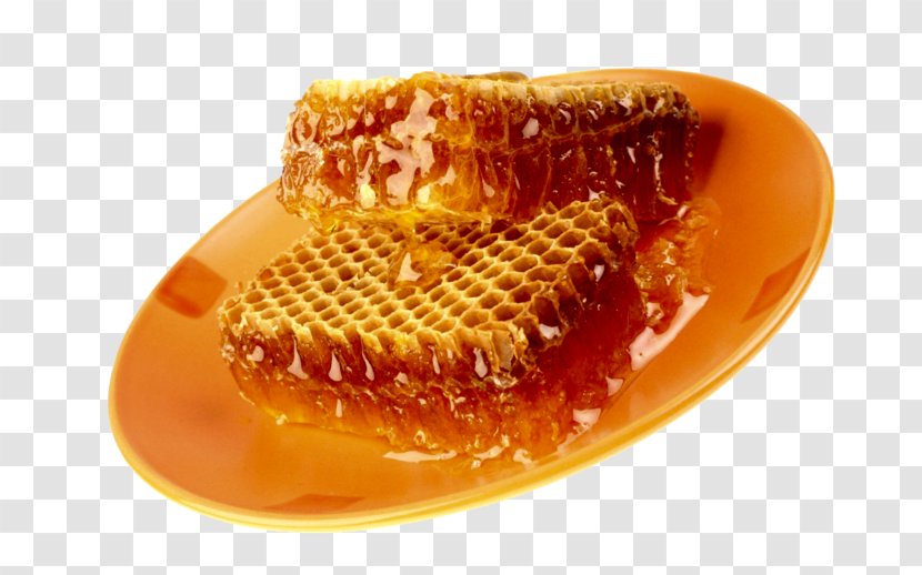 Honeycomb Bee Food Atakiuoti Dangteliai - Date Honey Transparent PNG