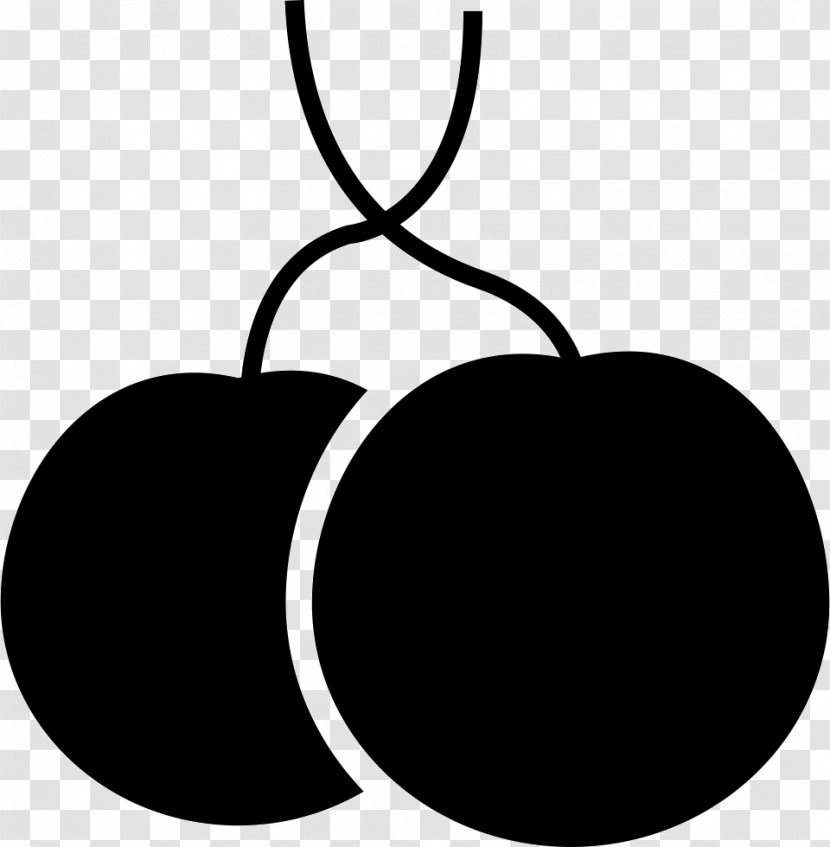 Cherrys Icon - Tree - Black Transparent PNG