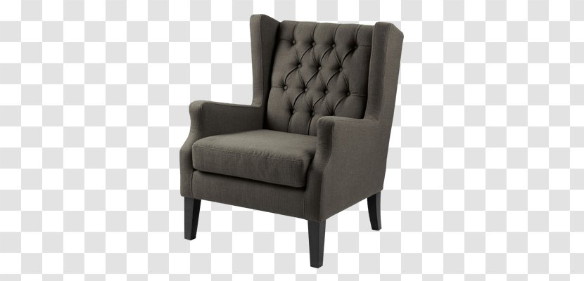 Club Chair Table Wing Upholstery - Living Room Transparent PNG