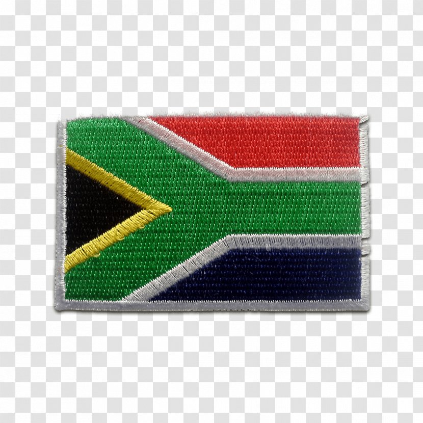 Flag Of South Africa Green Embroidered Patch - Australia Transparent PNG