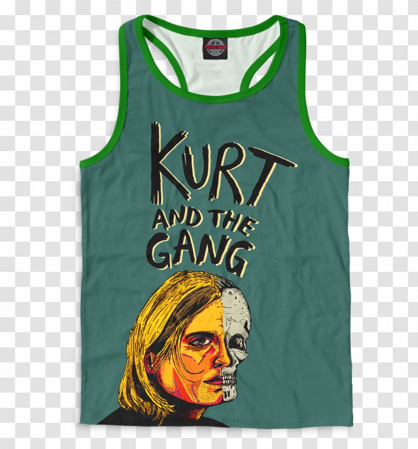 T-shirt Kurt And The Gang Clothing Sleeveless Shirt Nirvana - Heart Transparent PNG