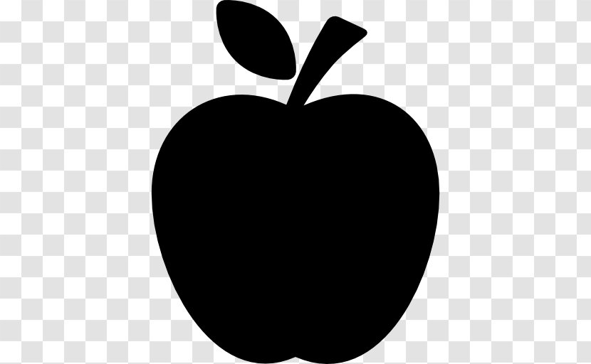 Silhouette Apple Clip Art - Black And White - Bread Coffee Free Downloads Transparent PNG