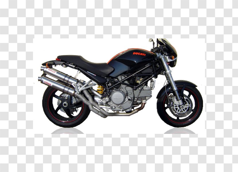 Exhaust System Ducati Monster 696 Motorcycle Transparent PNG