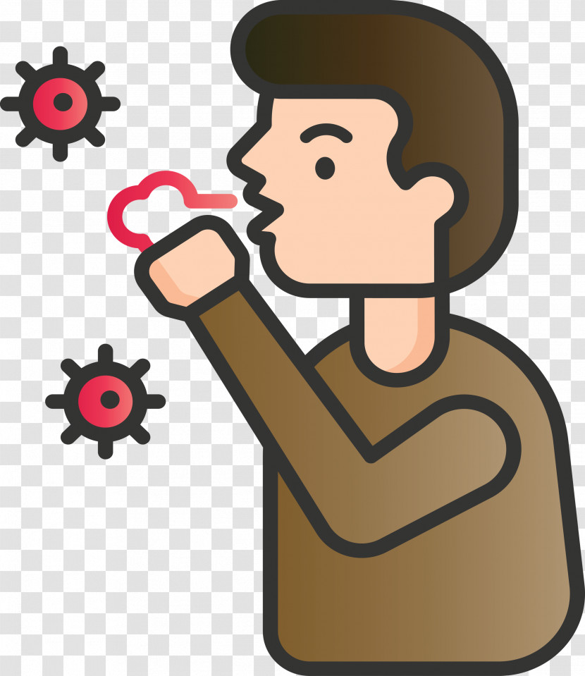 Cough Coronavirus Man Transparent PNG