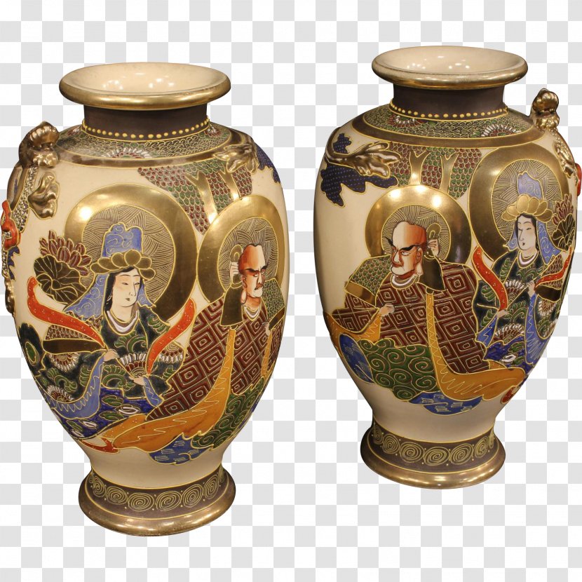 Vase Ceramica Giapponese Pottery Satsuma Ware - Porcelain Transparent PNG