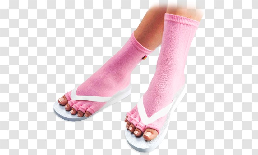Pedicure Toe Socks Flip-flops - Flower Transparent PNG