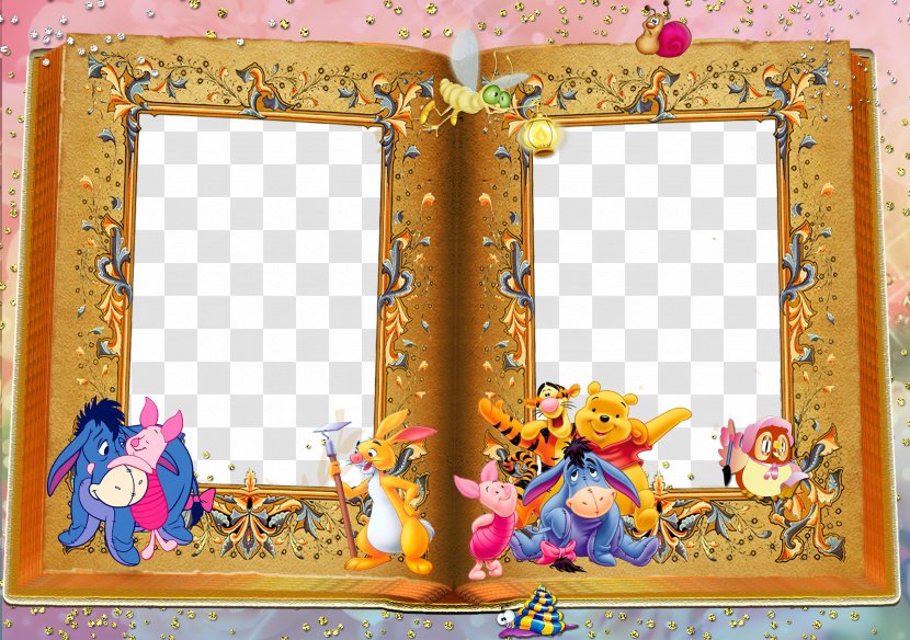 Andersens Fairy Tales Picture Frame Rapunzel Book Transparent PNG