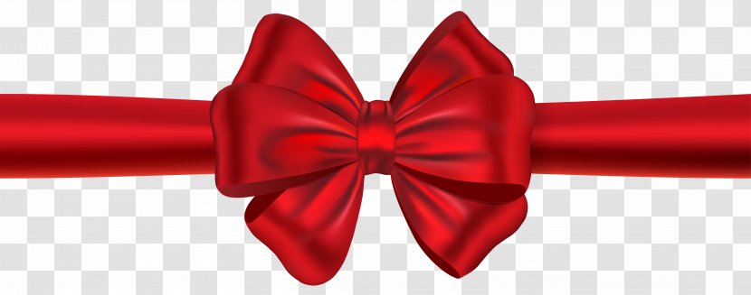 Red Ribbon Clip Art - Bow Tie - With Clipart Image Transparent PNG
