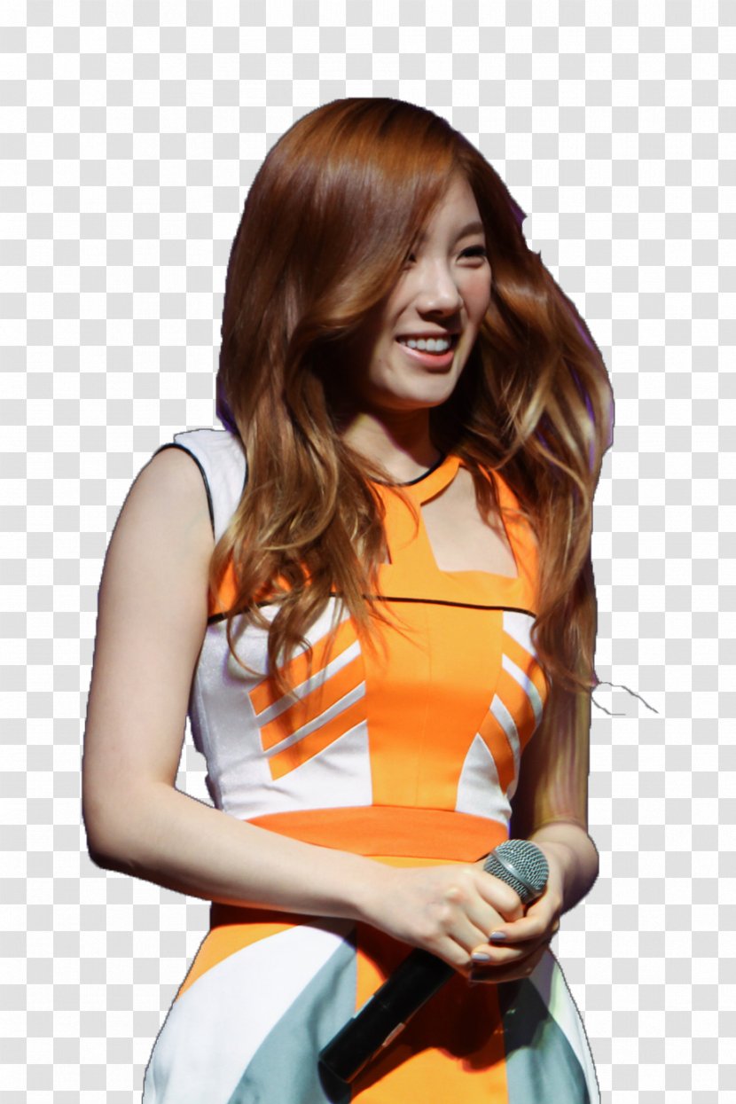 Long Hair Bangs Coloring Blog - Frame - Taeyeon Transparent PNG