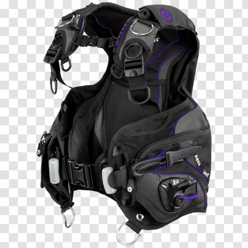 Buoyancy Compensators Aqua-Lung Scuba Diving Set Aqua Lung/La Spirotechnique - Black Transparent PNG