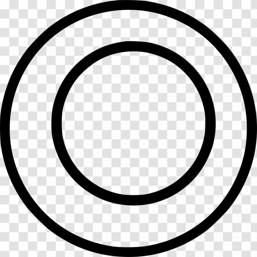 Black And White Circle Monochrome Photography Area Oval - Symbol - Round Transparent PNG