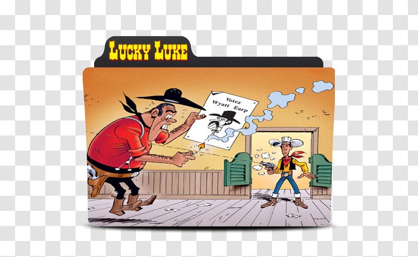 Lucky Luke 71: O.K. Corral Gunfight At The Fiction - Art - LUCKY LUKE Transparent PNG