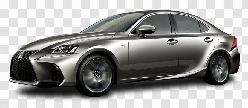 2018 Lexus IS 2017 300 Car Luxury Vehicle - Automotive Design - Silver Transparent PNG
