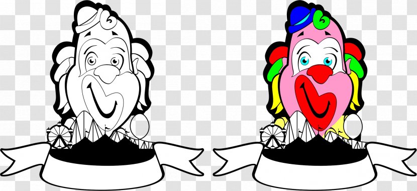 Circus Drawing Clown Clip Art - Watercolor Transparent PNG