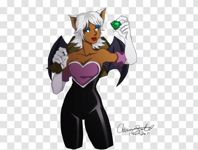 Rouge The Bat Human Animal - Heart Transparent PNG