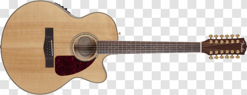 Fender Musical Instruments Corporation FA135CE Concert Acoustic-Electric Guitar Cutaway Acoustic - Tree Transparent PNG