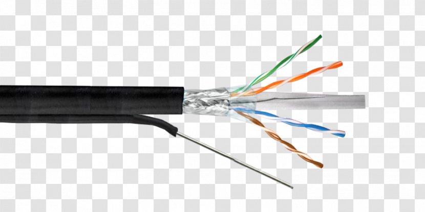 Network Cables Twisted Pair Category 6 Cable 5 Electrical - Utp Transparent PNG