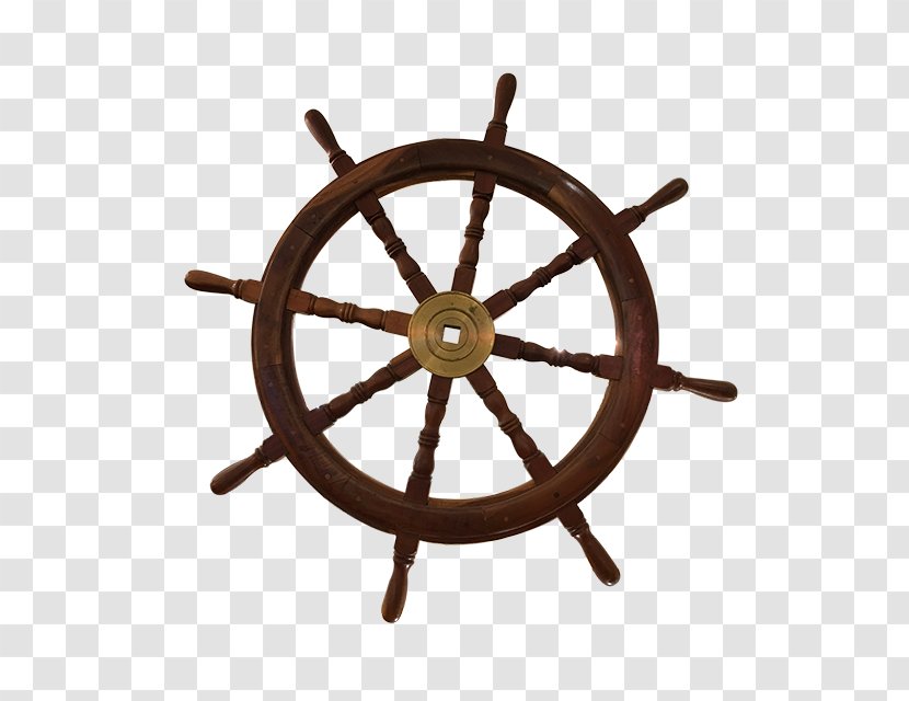 Ship's Wheel Wall Decal Boat - Helmsman - Wooden Transparent PNG
